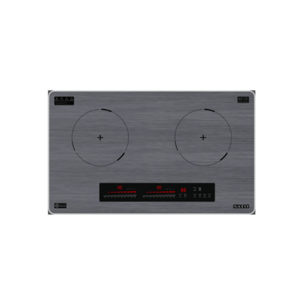Bếp đôi điện từ thông minh SATO IH612Plus - Bảo hành 36 tháng